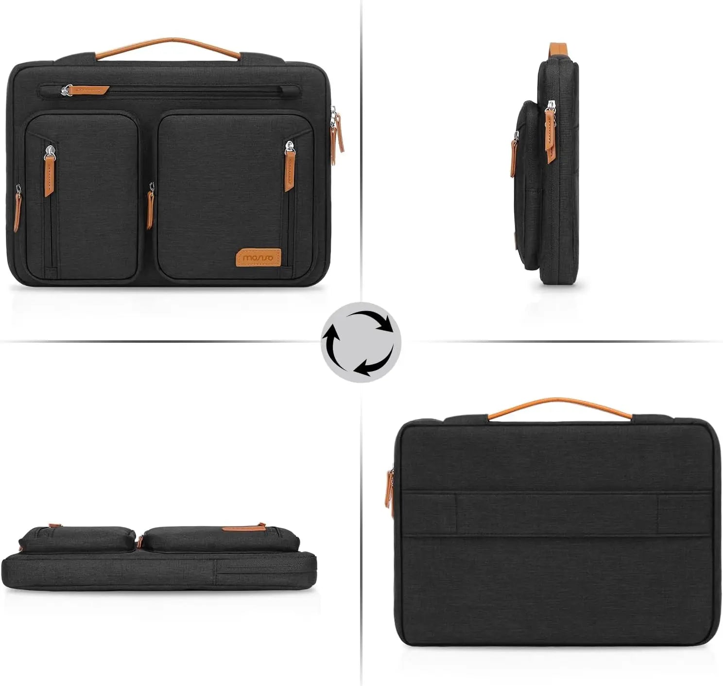 Laptop Bag for 2025 MacBook Air Pro 13 13.3 14 15 15.6 16 inch M5 M4 M3 M2 M1 HP Dell Lenovo Asus Notebook Briefcase Sleeve Case