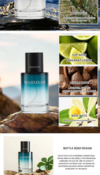 Original product,Wild Men's Perfume - Long-lasting Light Fragrance, Woody Cologne, Ideal for Students