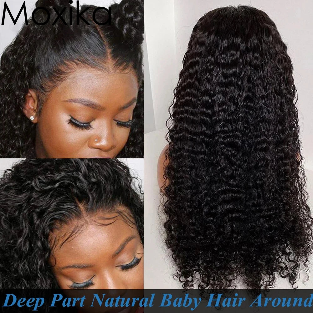 Human Hair Wigs 13x4 Deep Wave Frontal Wig Lace Wig 13x6 Human Hair 200 Density Human Hair Wig Curly Lace Front Human Hair Wig