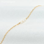 14K Gold Filled Bracelet Naturel Pearl Bracelet Minimalist Jewelry Handmade Boho Bracelet for Women Tarnish Resistant Jewelry