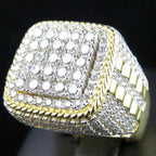 14K Gold Ring for men Natural 2 Carat Diamond with Diamond Jewelry Anillos De Bizuteria Anillos Mujer Gemstone Rings Box
