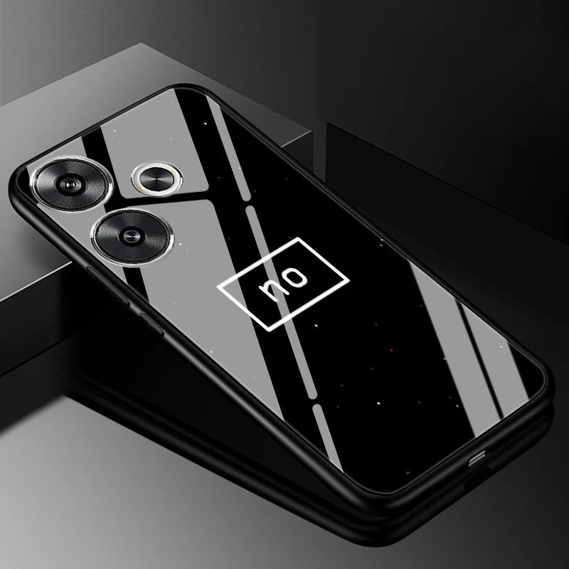 For Xiaomi Redmi 13 Case Cover Tempered Glass Cases for Xiaomi POCO M6 4G Redmi13 Redmi 13C 4G 5G Hard Back Bumper POCO C65