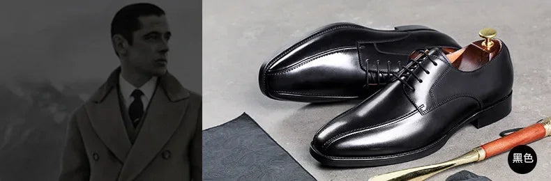 Men Shoe Autumn Polishing Elegant Social Shoes Men Business Dress Shoe Casual Flat Men Party Wedding  Zapatos2024