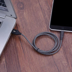 Android Data Cable Fast Charging Cable for Older Phones with Trapezoidal Port Charger Cable Dual-Engine Micro USB Suitable for Huawei Xiaomi Vivo Meizu Honor Oppo Android Car Fast Charging Cable 1m