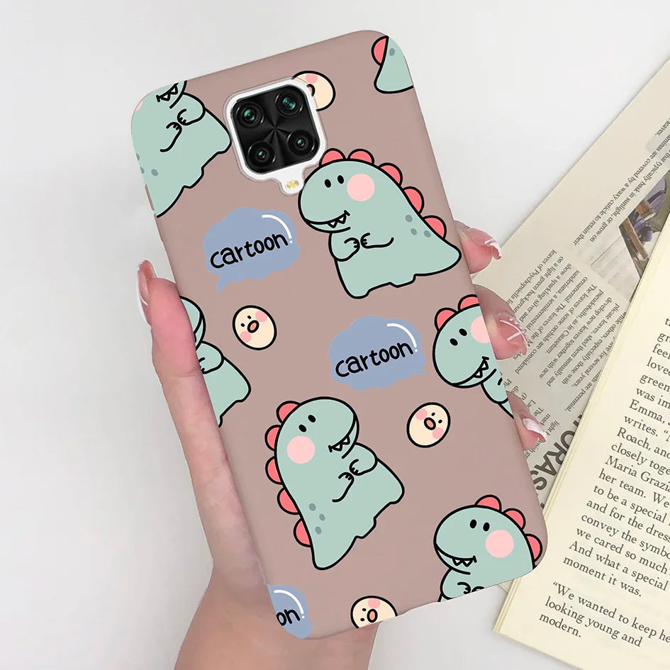 For Xiaomi Redmi Note 9 Pro Max Phone Case Matte Cute Girl Avocado Soft Silicone Cover For Xiaomi Redmi Note 9 Pro Max 9S Bumper