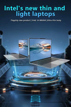 Windows 11 15.6" Ultra Slim Portable Laptop intel Core  i9-9900U 16GB RAM 1TB 2TB SSD Fingerprint Office Gaming Laptop PC