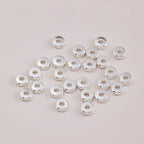 Round Ring Beads 14K Gold Color Plated Pendant Necklace Bracelet Earring Accessories DIY Handmade Jewelry Components 20pcs