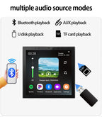Smart Home Touch Screen 4inch WIFI Android11 bluetooths audio in Wall Amplifier Control Background Music Ceiling Speakers system