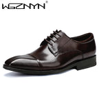 Luxury Designer Italian Style Autumn Polished Elegant Social Shoes Men Business Formal Casual Flat Shoes Men Party Wedding Shoe