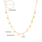 LUXUKISSKIDS Trendy Korean 5 Stars Charms Clavicle Choker Steel Fairy Woman Eight-Pointed Star with Shiny Zirconia Neck Collier