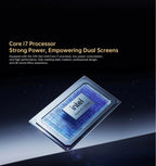 Portable 14inch IPS Dual Screen Laptop Intel Core I7 1255U 1920*1080 Computer 16GB DDR4 1TB SSD WIFI6 BT5.2 windows 11 Notebook