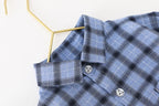 Baby Boy Clothes 0-5 Years Old Spring And Autumn Cotton Suit Boy Letter Plaid Hooded Shirt + Pants Baby Boy Two-Piece Suit