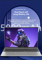 15.6' Intel Core I9 10980HK Windows 11 Pro Laptop Computer 32GB RAM 512GB 1TB 2TB SSD Portable Notebook PC Office Study Laptops