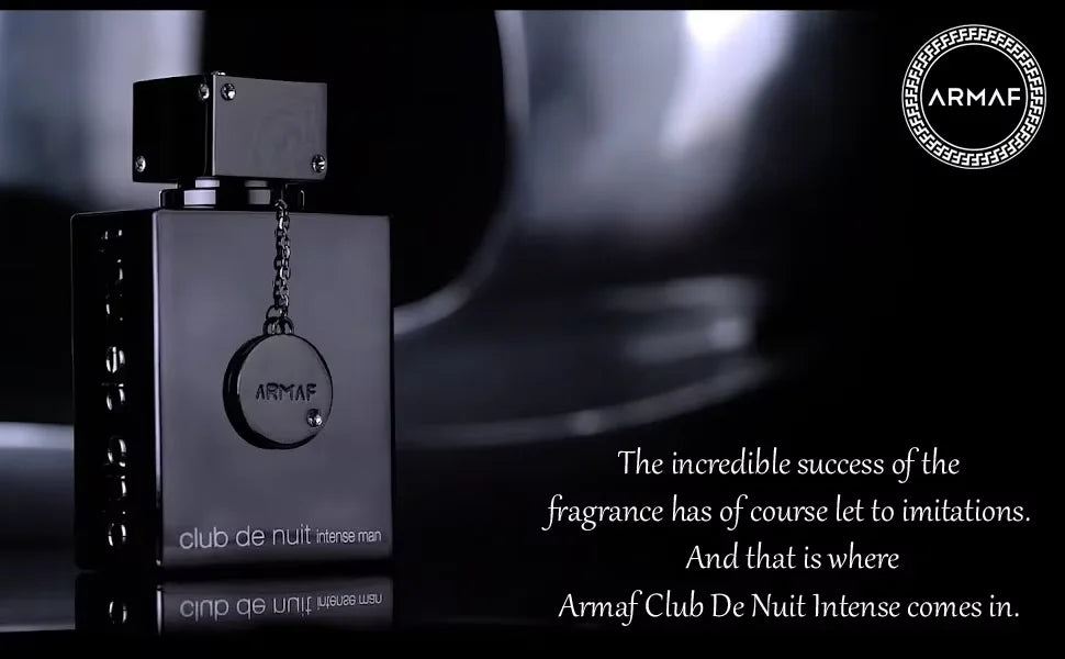 Armaf Club De Nuit Intense Man Eau De Toilette 3.6 Ounce Woody Spicy EDP Perfume Air Type Long Lasting Unisex Cologne Men&Women