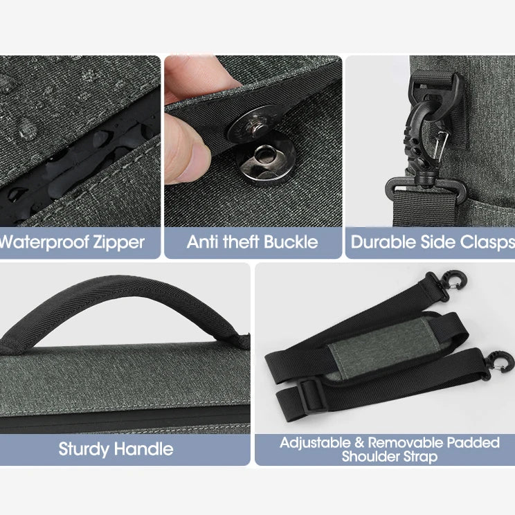 Laptop Briefcases for Men 15.6 Inch Laptop Bag Water resistant Computer Bag Lightweight Shoulder Satchel Bags