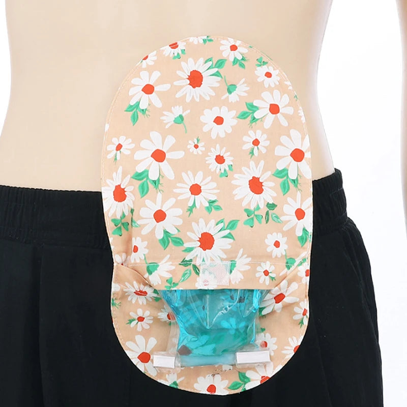 Printed Pattern Stoma Protector Ostomy Bag Covers Colostomy Cover Ostomy Supplies Washable Wear Universal Stoma Care Accessory