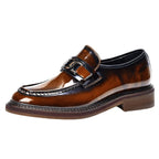 2024 New Shoes For Men Loafers Mens Dress Shoes Leather Shoes Man Male Genuine Leather Social Shoes