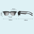Smart Music Sunglasses Earphone Wireless Bluetooth-compatible 5.3 Headset Outdoor Sports Handsfree Calling Stereo Eyeglasses