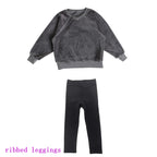 AS 2025 Children's Clothing Kids Clothes Girl Boys Velour Cotton Sets For Winter Kids Girl Outfit Children's Sets