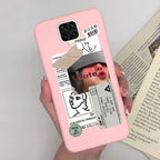 For Xiaomi Redmi Note 9 Pro Max Phone Case Matte Cute Girl Avocado Soft Silicone Cover For Xiaomi Redmi Note 9 Pro Max 9S Bumper
