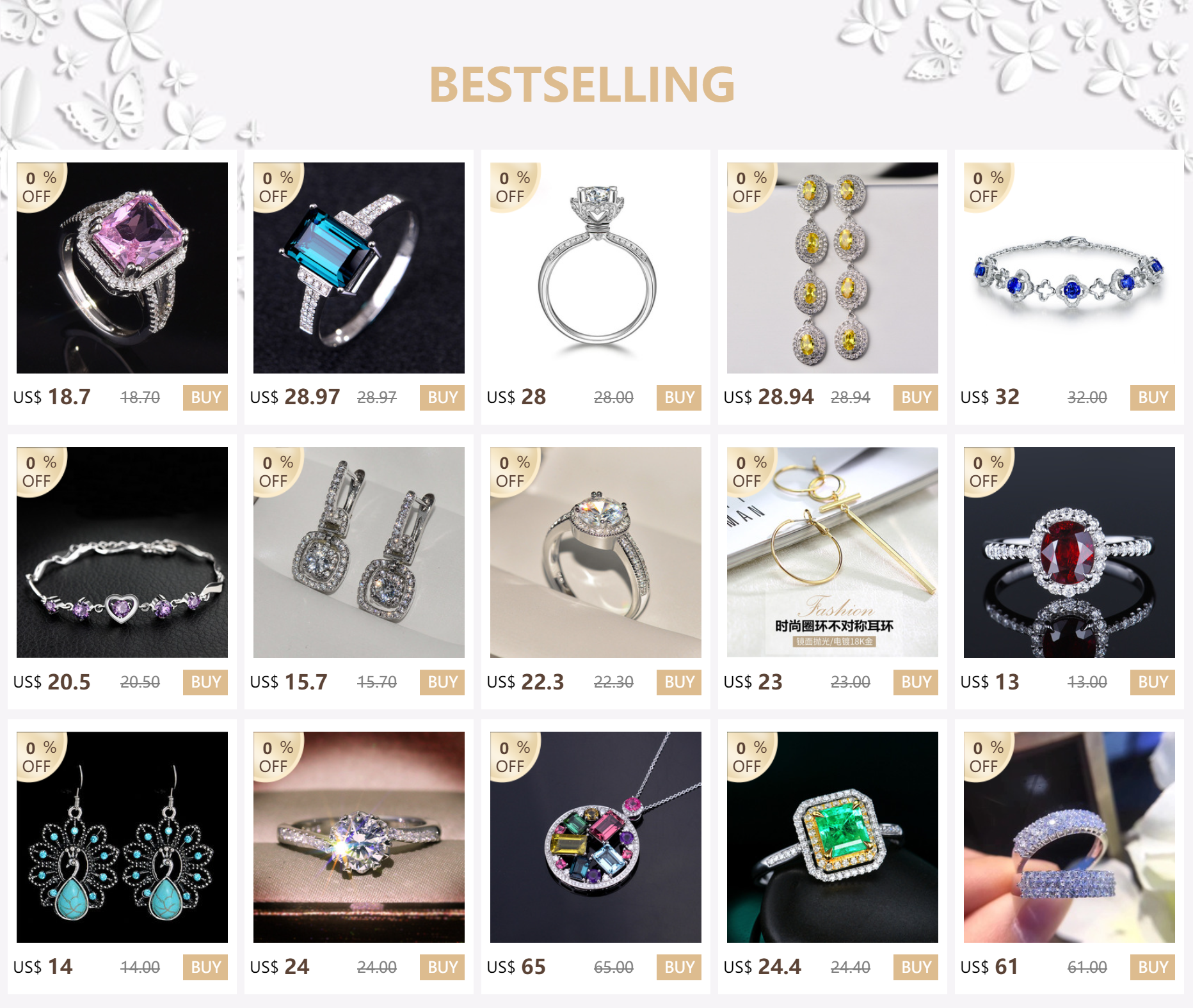 14K Gold Ring for men Natural 2 Carat Diamond with Diamond Jewelry Anillos De Bizuteria Anillos Mujer Gemstone Rings Box