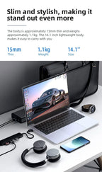 Portable Office Laptop Computer 14.1" 12GB RAM 1TB 2TB SSD Windows 11 Notebook Learn Recreation Entertainment Portable Laptops