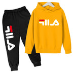 2025 Spring and Autumn Children's Boys and Girls Casual Sports Top + Pants 2-piece Girl Suit 3-14 Years Old Outdoor Jogging Suit