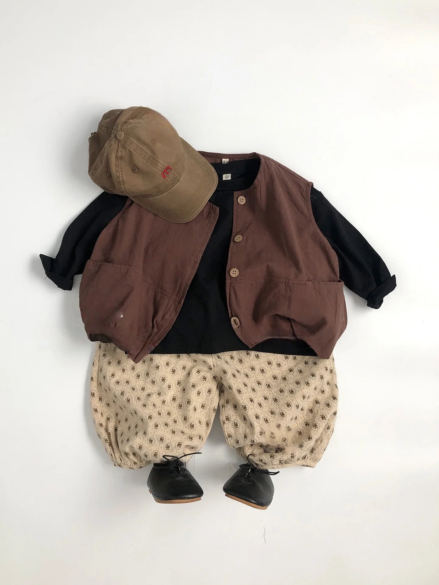 New Kids Cotton Long Sleeve T-Shirt Top 2-7Y Boys Girls Loose Basic Shirt Korean Children's Clothes 2025 Soft Undershirt Outfit