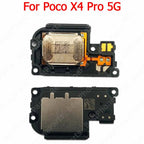 Loudspeaker For Xiaomi Poco X5 X6 Pro 5G X2 X3 NFC X4 GT Loud Speaker Buzzer Ringer Sound Module Replacement Parts