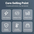 4usb PD 250W Car Charger Type C Fast Charging Auto Mobile Phone Adapter For iPhone Samsung Huawei Xiaomi QC 3.0