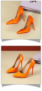 2025 Fashion High Heels 35-45 Plus Size Women Shoes 12cm Thin Stiletto Banquet Wedding Shoes Sexy Pointed Toe Ladies Party Shoes