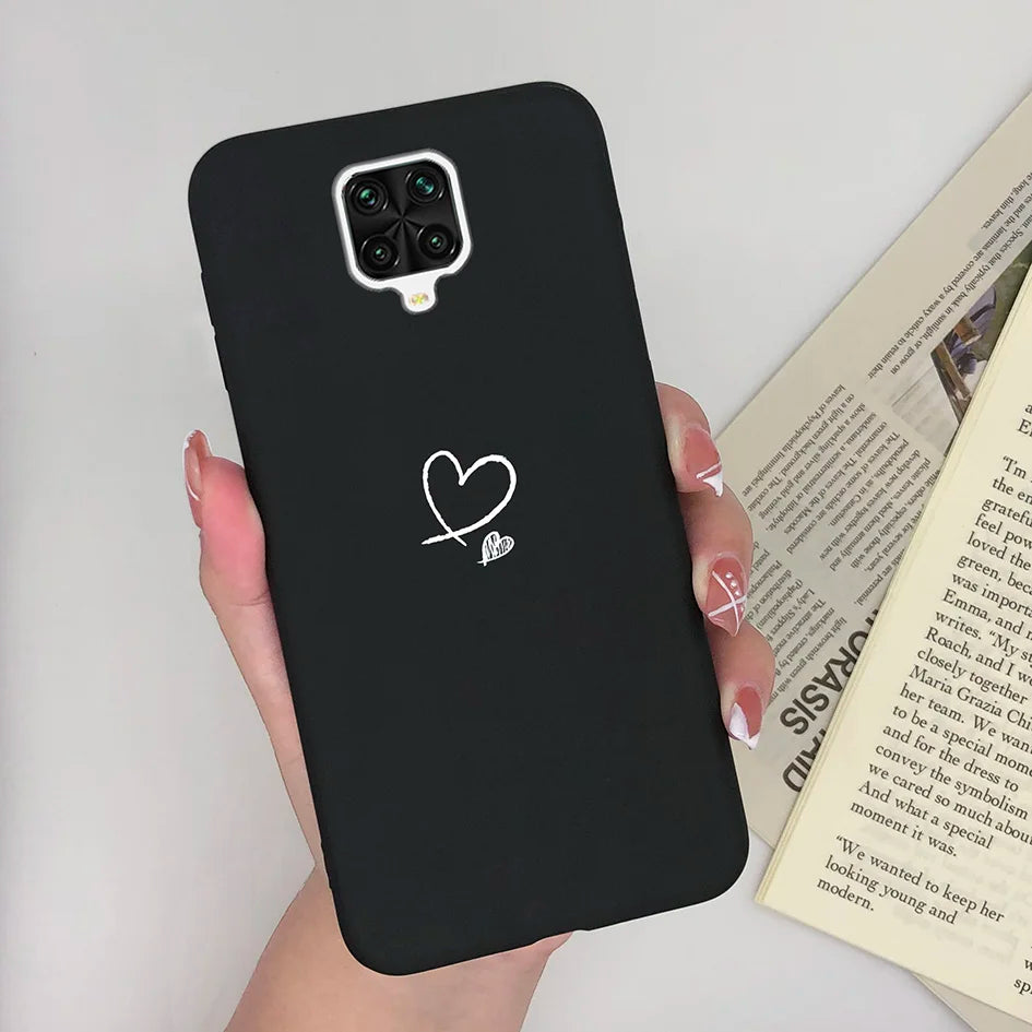 For Xiaomi Redmi Note 9 Pro Max Phone Case Matte Cute Girl Avocado Soft Silicone Cover For Xiaomi Redmi Note 9 Pro Max 9S Bumper