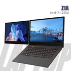 Portable 14inch IPS Dual Screen Laptop Intel Core I7 1255U 1920*1080 Computer 16GB DDR4 1TB SSD WIFI6 BT5.2 windows 11 Notebook