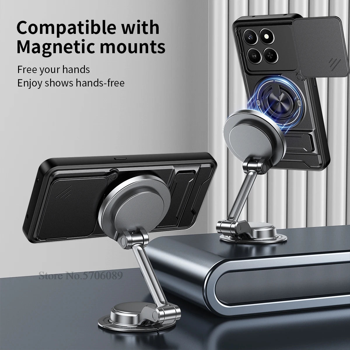 Armor Case For Honor 400 Smart 5G Case Shockproof Slide Lens Protector Phone Cover For Honor 400 Smart Case Fundas With Ring