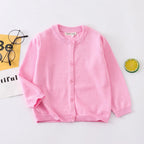 Baby Clothes Boys Cardigan 6 to 9 12 18 24 Months Soft Cotton White Black Gray Light Blue Toddler Girls Sweaters Kids Cardigans