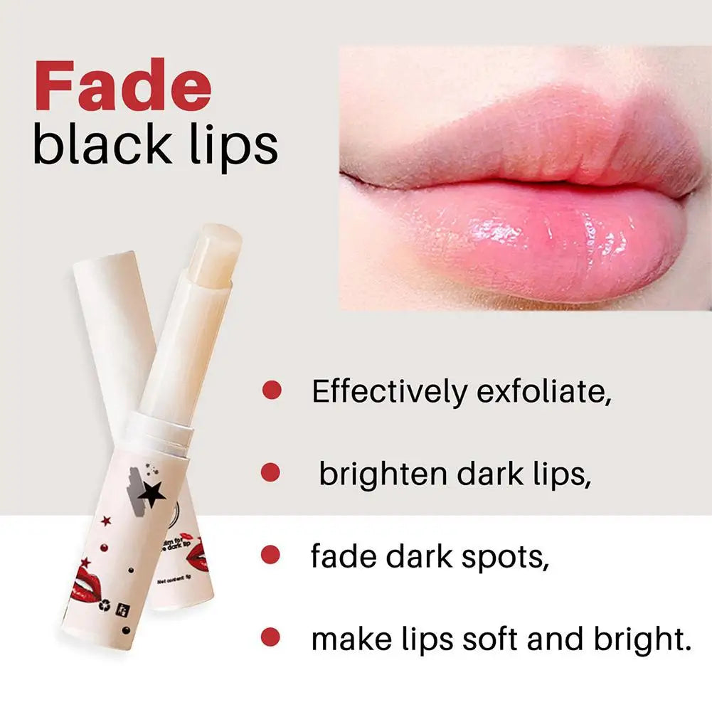 Remove Dark Lip Lip Balm Moisturizing Lightening Melanin Whitening Plumper Extreme Gloss Pink Lips Skin Care For Men Women