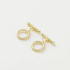 2-6Sets 14K/18K Gold Plated Brass OT Clasp Toggle Clasps Connector for DIY Bracelet Necklace Jewelry Making Findings Accessories