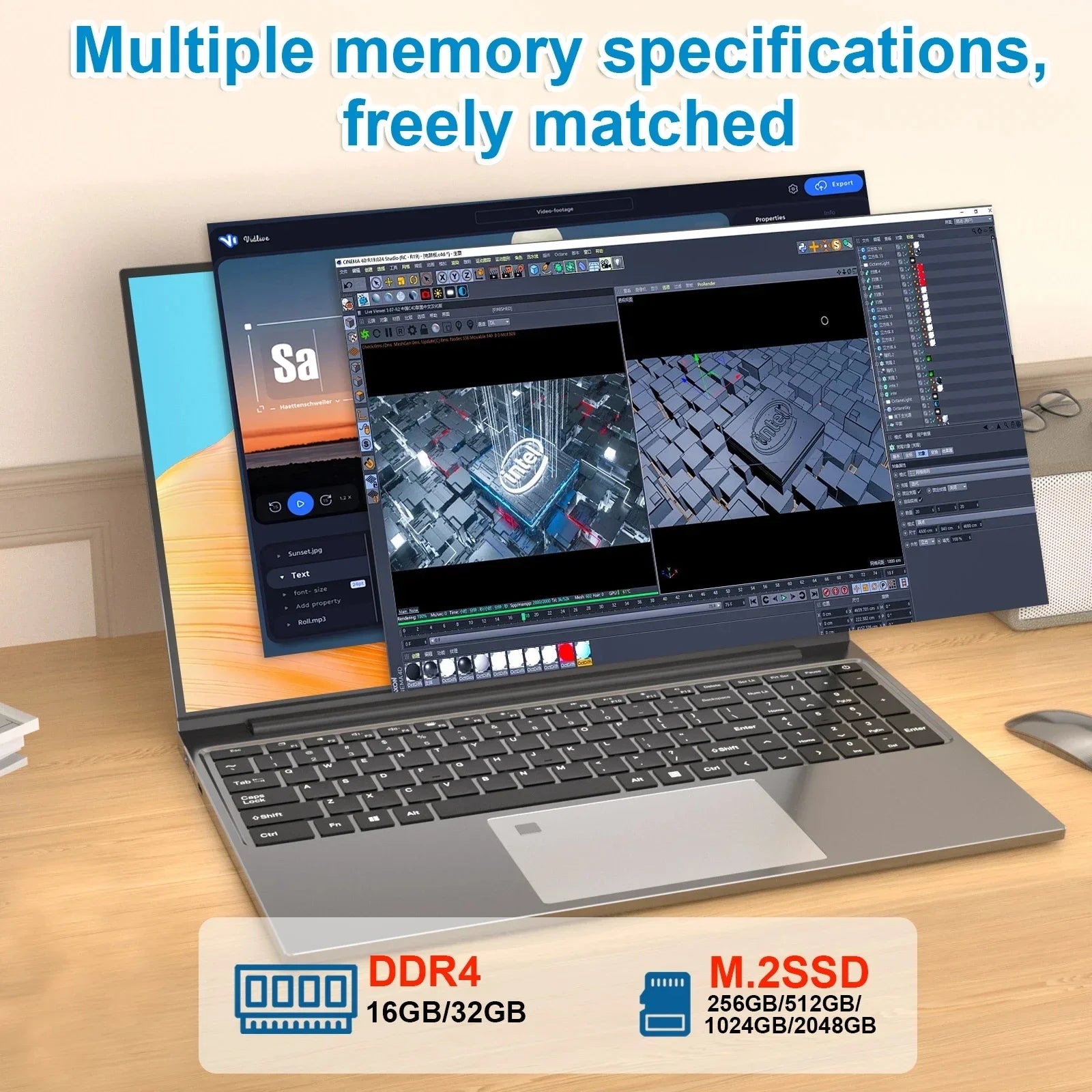 15.6" Laptop Computer PC Windows 11 Intel Core i7 6500U i3 6100U PC Gamer 16GB RAM Fingerprint Unlock Notebook Laptops Backlight