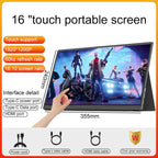 LANLIPU14`15.6`16 inch Portable Monitor FHD 1200P USB-C HDMI External Second Screen for Mac Laptop PC Switch Xbox PS4/5 Xbox