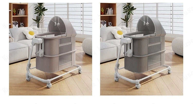 Portable Child Beds Multifunctional Children Folding Newborn Baby Cribs Child Beds Luxury Baby Bassinet Bedside Crib
