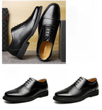 Social Shoe for Men Black Dress Shoes Man Business Spring Autumn Gentleman Elegant and Classic Legitimate Leather Suit Official