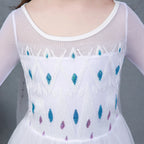 Elsa Dress Kids Girl Formal Princess Long Dress Summer Halloween Party Costumes Children's Frozen 2 Clothes for 3-12 Years Old