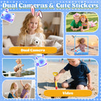 [Smart Phone] 2.8" Kids Smart Phone for Girls | Dual Camera| USB | 600mA battery| Game&Music&Alarm&Calculator，Kids Camera