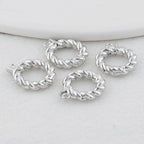 14*17MM 14K Gold Color Plated Round Clasps Necklace Clasps High Quality Jewelry Accessories