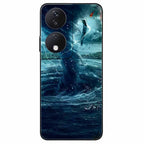 For Honor 90 Smart 5G Case 6.8'' Animal Painted Wolf Lion Silicon Phone Cover For Honor 90 Smart TPU Coques Protect Shell Capa
