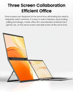 16 Inch 2.5K Dual Screen Portable Monitor 2560*1600P 16:10 100%sRGB With 360° Flip External Screen For PC Laptop Mac Phone PS4/5