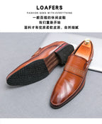 Luxury Dress Shoes Man Classic Leather Shoes Brand Men's Italian Shoes Pointed Toe Business Formal Shoes For Men Oxfords Loafers