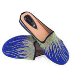 Venus Chan Elegant Flat Shoes for Woman Fashion Comfortable Party Slippers 2024 Latest Design Nigeria Gold Color Half Shoes
