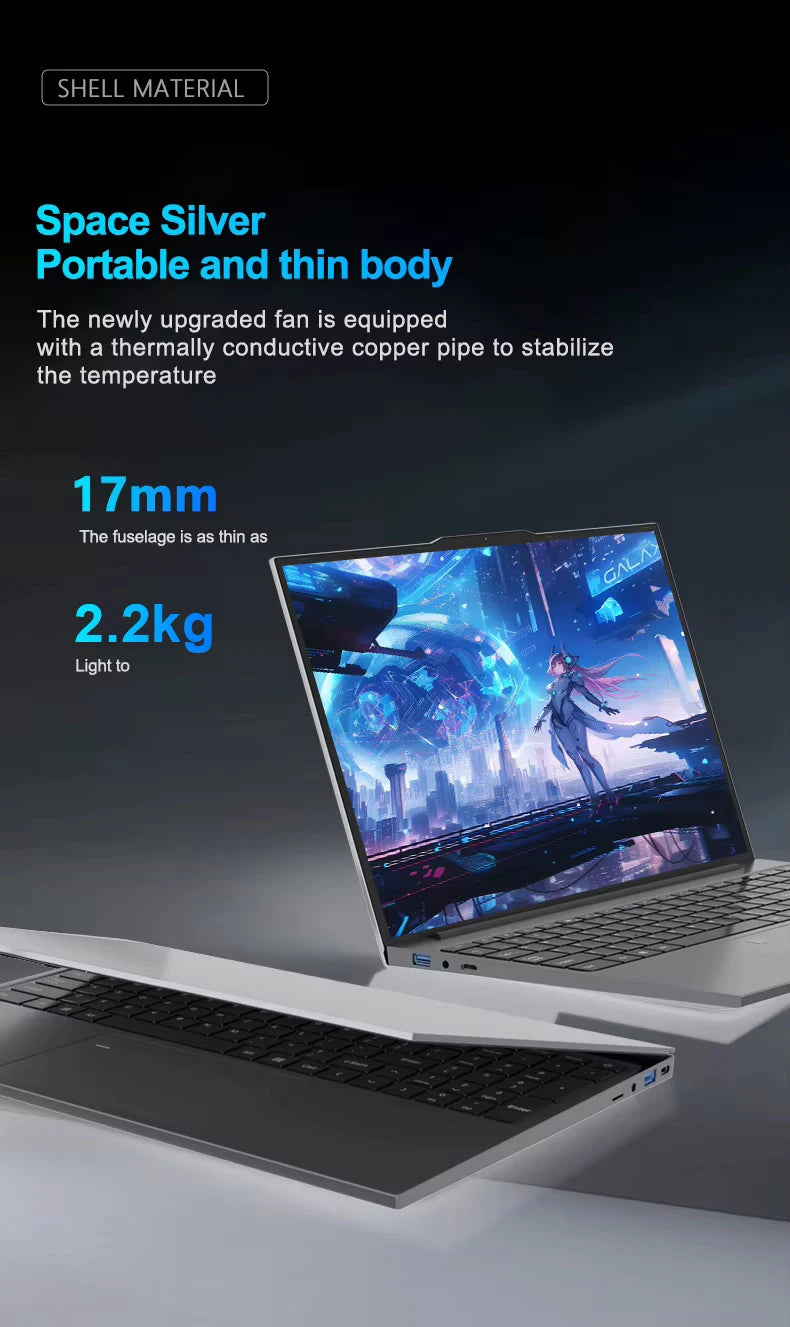 Windows 11 15.6" Ultra Slim Portable Laptop intel Core  i9-9900U 16GB RAM 1TB 2TB SSD Fingerprint Office Gaming Laptop PC