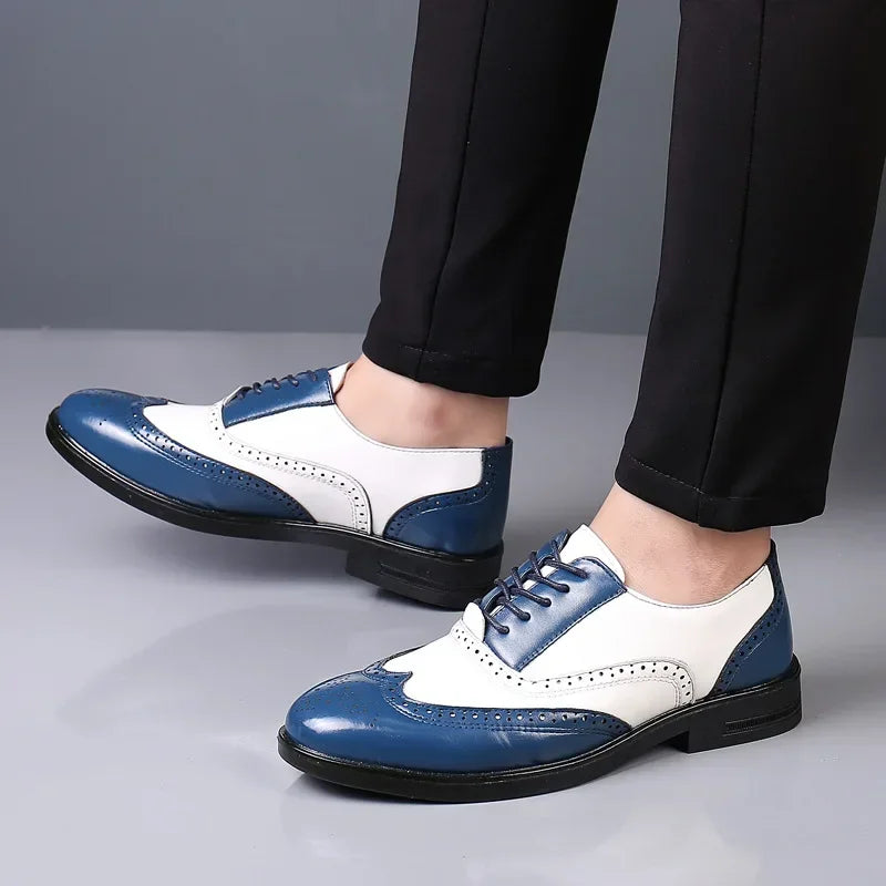 Men's Shoes Luxury High Quality Dress Shoes 2026 Brand Designer Shoes for Men Sneakers Fashion Point Toe Men Party Wedding Shoe
